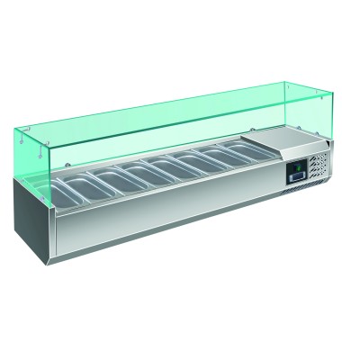 ShopDesChefs - Présentoir Réfrigéré de Table  modèle EVRX 1800/330