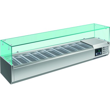 ShopDesChefs - Vitrine Réfrigérée de Table  modèle EVRX 2000/330