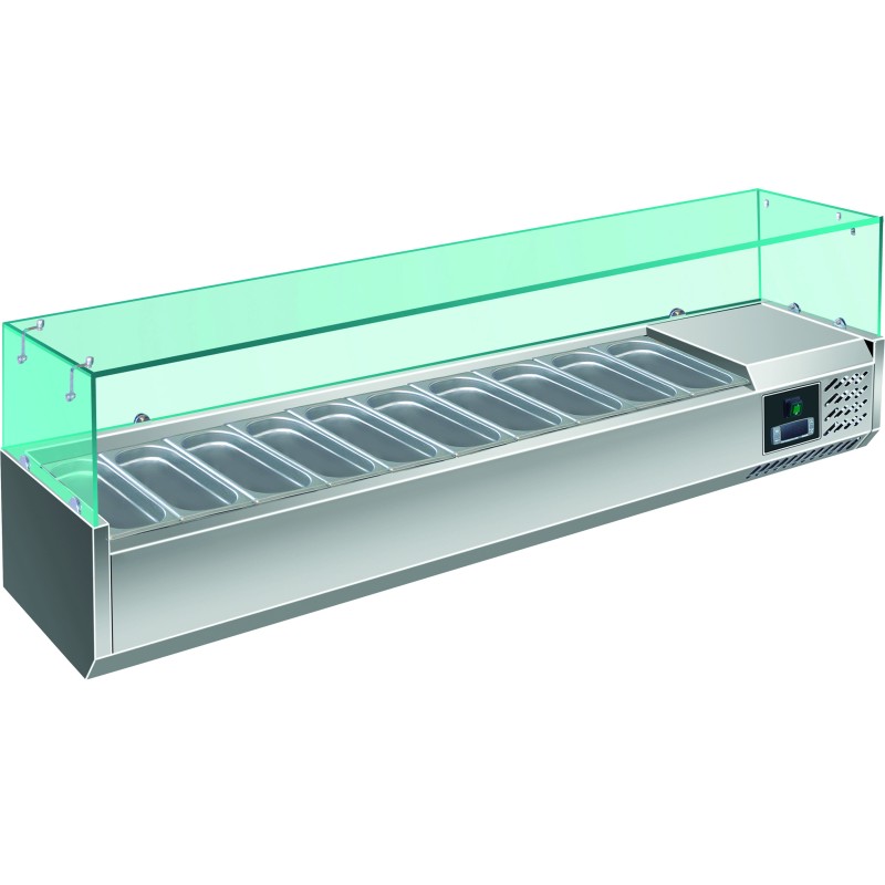 ShopDesChefs - Vitrine Réfrigérée de Table  modèle EVRX 2000/330