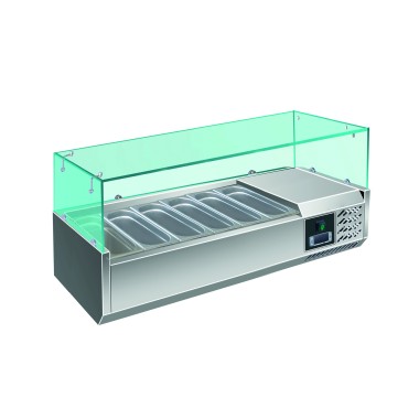 ShopDesChefs - Présentoir Réfrigéré de Table  modèle EVRX 1400/380