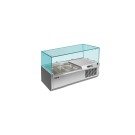 ShopDesChefs - Vitrine Réfrigérée de Table  - Modèle 1/3 GN VRX 955/380