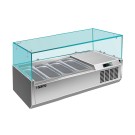 ShopDesChefs - Vitrine Réfrigérée de Table  - Modèle 1/3 GN VRX 1200/380