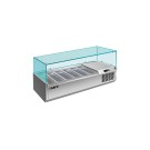 ShopDesChefs - Vitrine Réfrigérée de Table  - Modèle GN 1/3 VRX 1400/380
