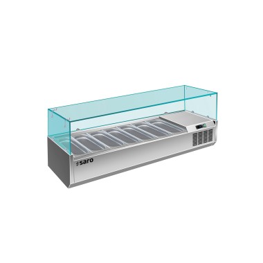 ShopDesChefs - Vitrine Réfrigérée de Table  - Modèle 1/3 GN VRX 1600/380