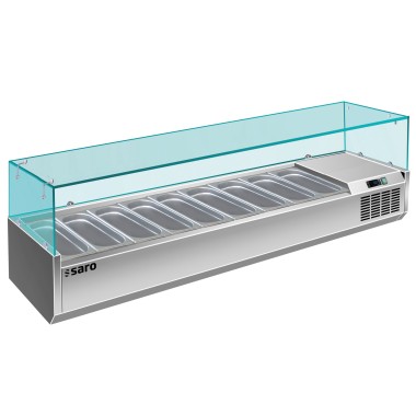 ShopDesChefs - Vitrine Réfrigérée de Table  - Modèle 1/3 GN VRX 2000/380