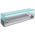 ShopDesChefs - Vitrine Réfrigérée de Table  - Modèle 1/3 GN VRX 2000/380