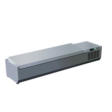 ShopDesChefs - Présentoir Réfrigéré de Table  avec Couvercle - Modèle VRX 1500 S/S 1/3
