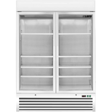 ShopDesChefs - Congélateur ventilé  - modèle à 2 portes en verre D 920