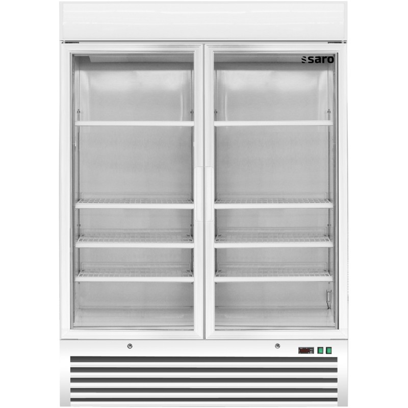 ShopDesChefs - Congélateur ventilé  - modèle à 2 portes en verre D 920