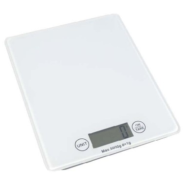 ShopDesChefs - Balance de cuisine numérique  / Avec plateau en verre jusqu'à 5 kg modèle 4745BO