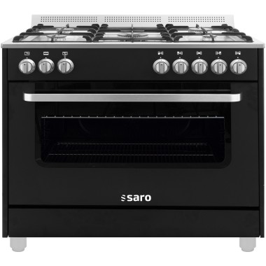 ShopDesChefs - Cuisinière multifonction  à gaz/électrique modèle TS95C61LNE noir