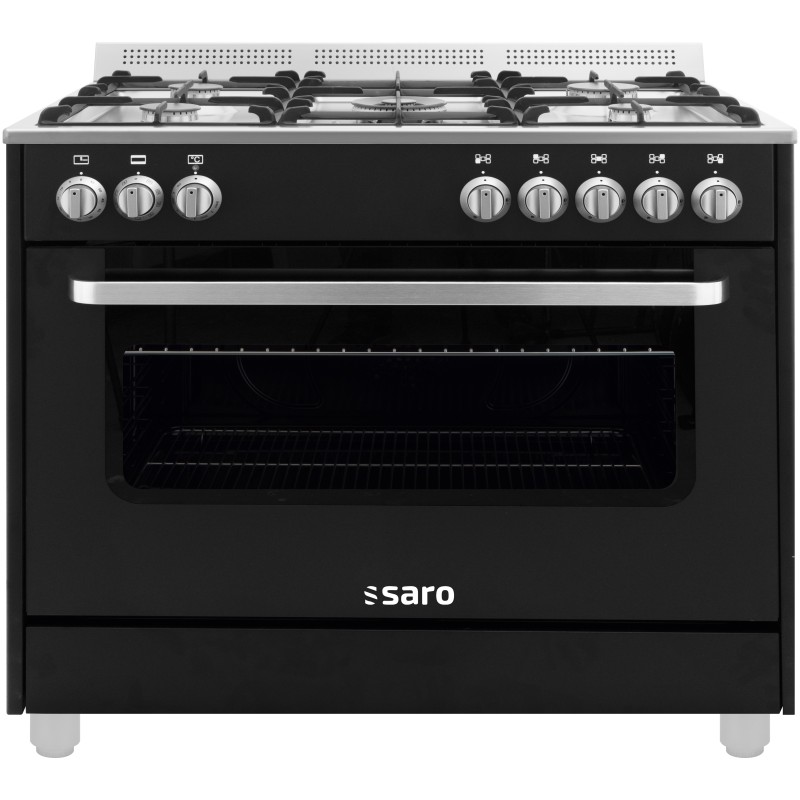 ShopDesChefs - Cuisinière multifonction  à gaz/électrique modèle TS95C61LNE noir