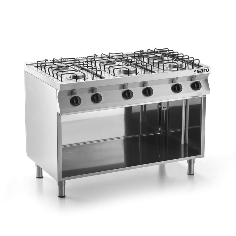ShopDesChefs - Cuisinière à gaz de la gamme rapide , modèle F7/FUG6BA.
