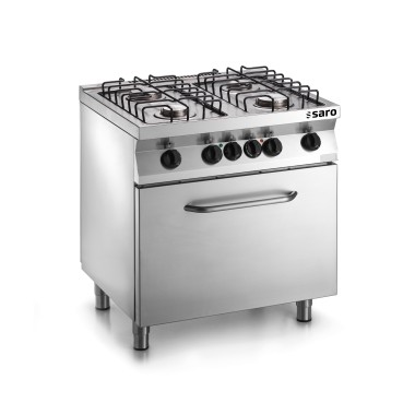 ShopDesChefs - Cuisinière à gaz  Fast-Series avec four électrique modèle F7/FUG6LE