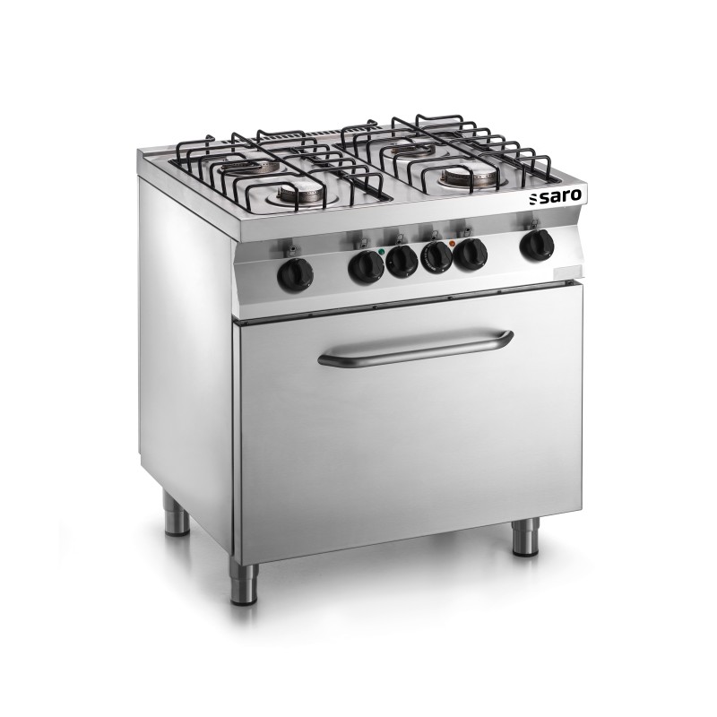 ShopDesChefs - Cuisinière à gaz  Fast-Series avec four électrique modèle F7/FUG6LE