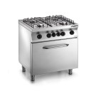 ShopDesChefs - Cuisinière à gaz  Fast-Series avec four électrique modèle F7/FUG6LE
