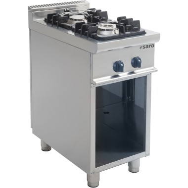 ShopDesChefs - Cuisinière à gaz  avec support ouvert modèle E7/KUPG2BA