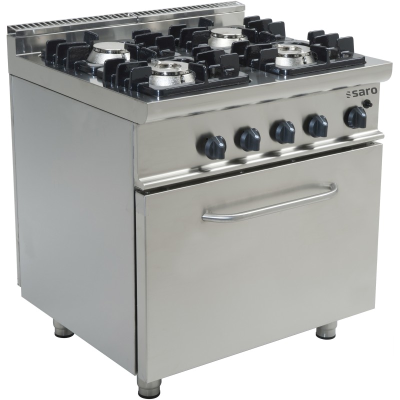ShopDesChefs - Cuisinière à gaz  avec four à gaz modèle E7/KUPG4LO