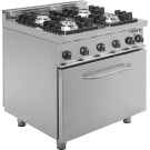 ShopDesChefs - Cuisinière à gaz  avec four électrique modèle E7/KUPG4LE