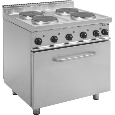 ShopDesChefs - Cuisinière électrique  avec four électrique modèle E7/CUET4LE