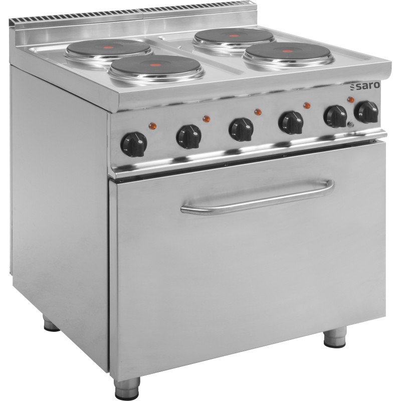 ShopDesChefs - Cuisinière électrique  avec four électrique modèle E7/CUET4LE