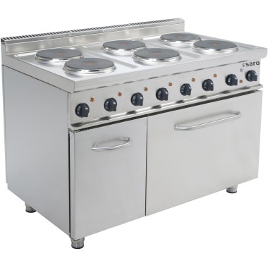 ShopDesChefs - Cuisinière électrique  avec four électrique modèle E7/CUET6LE