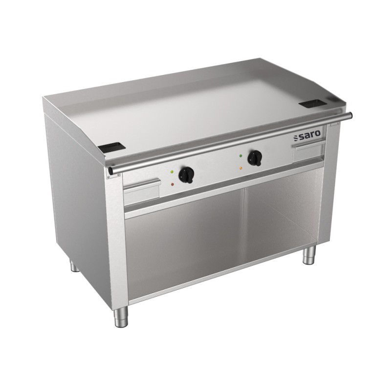 ShopDesChefs - Grill Teppanyaki électrique  avec support ouvert, modèle TED2/120 E