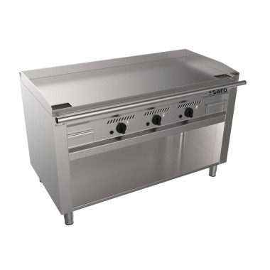 ShopDesChefs - Grill Teppanyaki à gaz  avec support ouvert modèle TED3/140 G