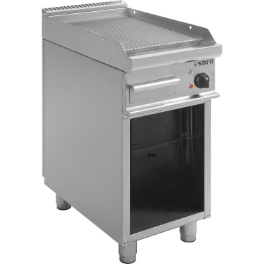 ShopDesChefs - Plaque de cuisson électrique  avec support ouvert modèle E7/KTE1BAR