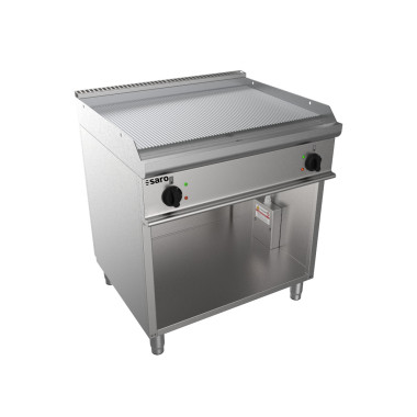 ShopDesChefs - Plancha électrique  avec support ouvert modèle E7/KTE2BAR