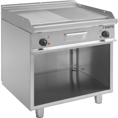ShopDesChefs - Plancha électrique  avec support ouvert modèle E7/KTE2BAM