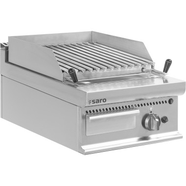 ShopDesChefs - Grill à pierre de lave à gaz  modèle de table E7/BS1BB