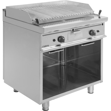 ShopDesChefs - Grill à pierres de lave à gaz  modèle E7/BS2BA