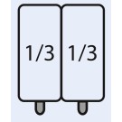 ShopDesChefs - Ensemble de panier à pâtes  E7/CPCEXC : 2 x 1/3 GN