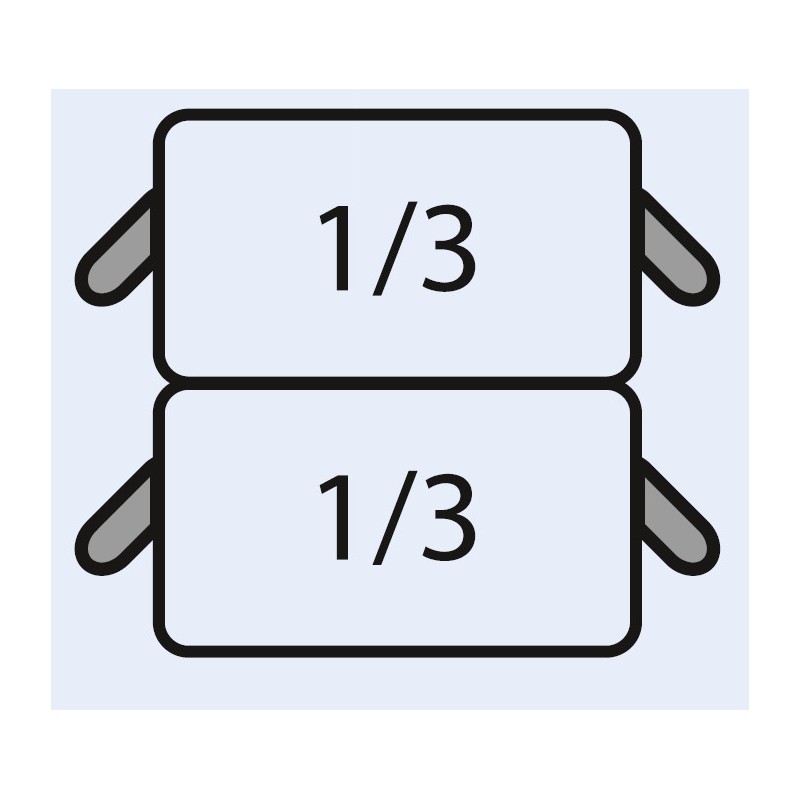 Paniers Pâtes - Set 2x1/3 GN - Acier - Professionnel - ShopDesChefs