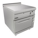ShopDesChefs - Plaque de cuisson à gaz  + four à gaz modèle LQ / TPG4LO