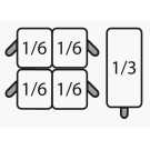 ShopDesChefs - Ensemble de paniers à pâtes  4x 1/6 + 1x 1/3
