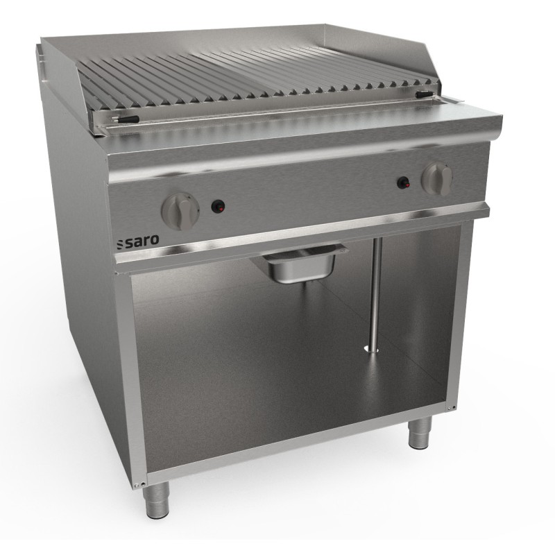 ShopDesChefs - Grill à pierre de lave à gaz  modèle LQ / BS2BA
