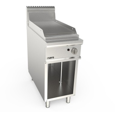 ShopDesChefs - Plaque de cuisson à gaz  avec support ouvert, modèle LQ / FTG2BAR