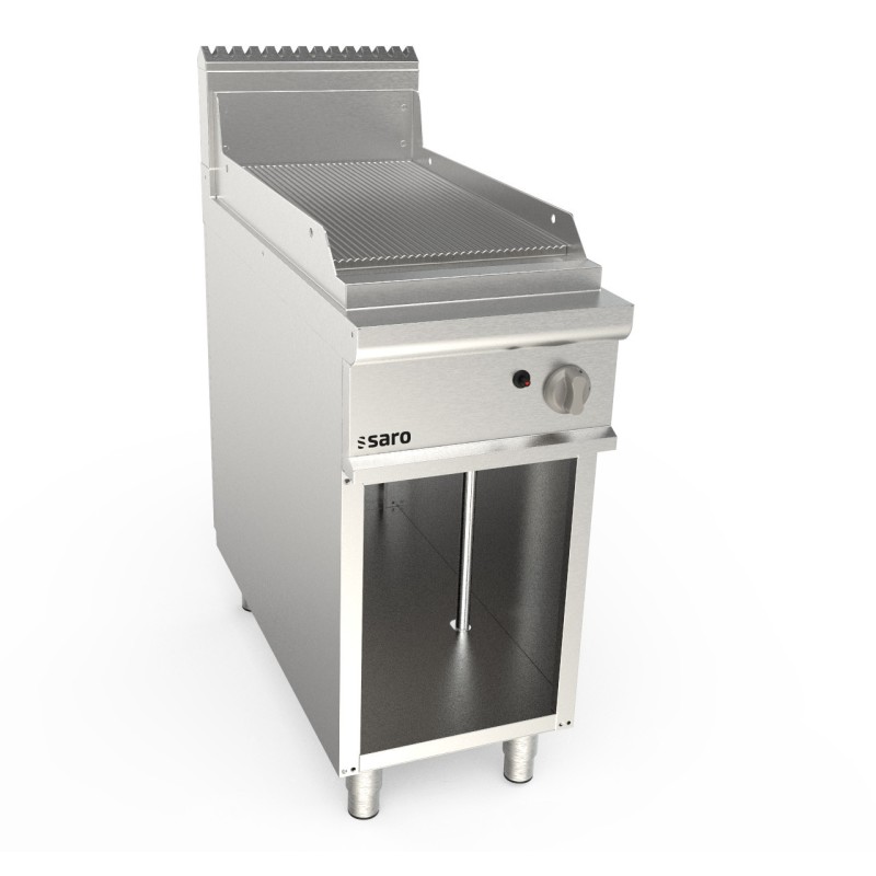 ShopDesChefs - Plaque de cuisson à gaz  avec support ouvert, modèle LQ / FTG2BAR