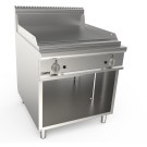 ShopDesChefs - Plaque à griller à gaz  avec support ouvert modèle LQ / FTG4BAL