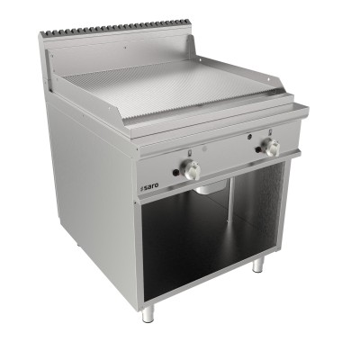 ShopDesChefs - Plaque de cuisson au gaz  avec support ouvert, modèle LQ / FTG4BAR