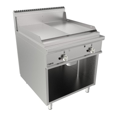 ShopDesChefs - Plaque de cuisson à gaz  avec support ouvert modèle LQ / FTG4BAM