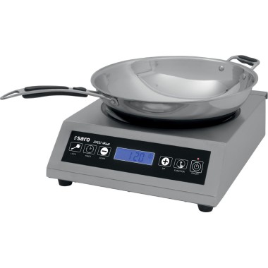 ShopDesChefs - Plaque de cuisson à induction pour wok  incluant le wok modèle LOUISA