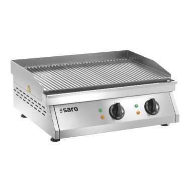 ShopDesChefs - Plancha électrique  (rainurée) modèle FRY TOP GH 610 R
