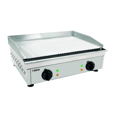 ShopDesChefs - Plancha électrique  (rainurée) modèle FRY TOP GM 610 R