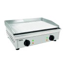 ShopDesChefs - Plancha électrique  (rainurée) modèle FRY TOP GM 610 R