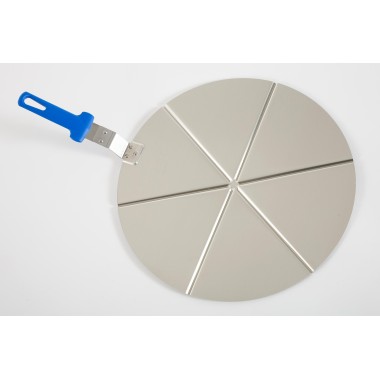 ShopDesChefs - Plat à pizza  pour 6 parts modèle PT-450/6