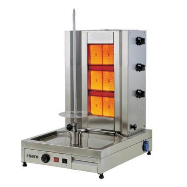 ShopDesChefs - Grill à kebab / gyros au gaz  modèle Tilla 3