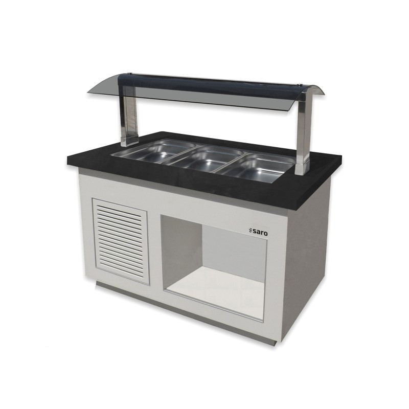ShopDesChefs - Buffet chauffant  modèle PREMIUM LINE SB-H 130 blanc